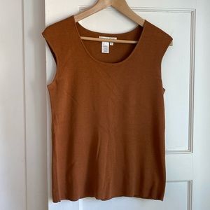 Silk + Cotton Tank Top - Large